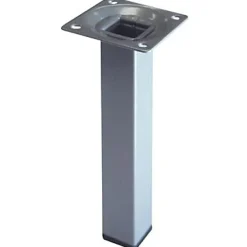 Pied de meuble gris 25 x 25 x H. 150 mm-Diall Online