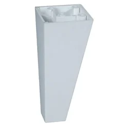 Pied de meuble triangulaire H. 100 mm x 45 mm x 45 mm blanc-Evoludis Sale
