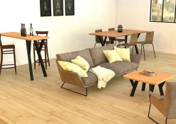 Pied de meuble Yes H. 35 cm acier noir-Cime Best