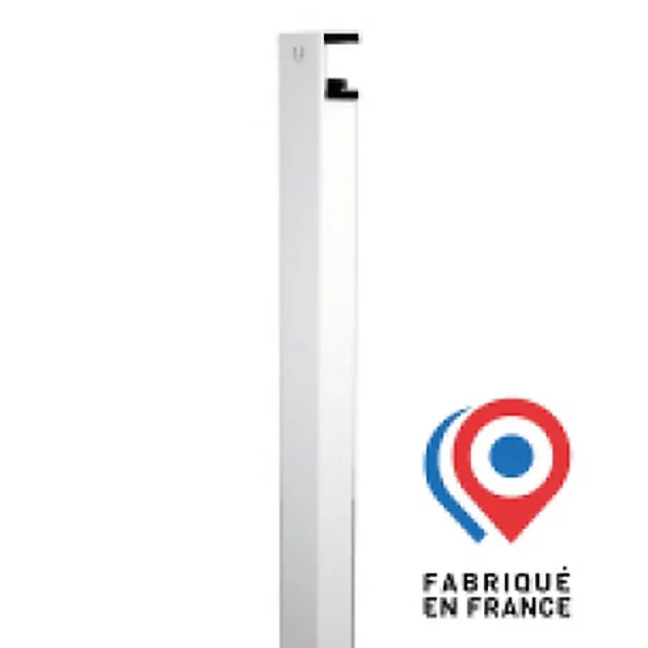 PIED DE TABLE 75 CM BLANC MODULABLE SANS OUTIL ET SANS VIS^UZY Hot