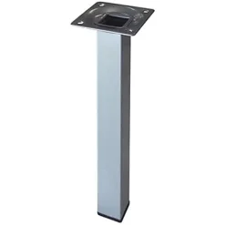 Pied de table 25 x 25 x H. 250 mm gris-Diall Clearance