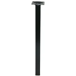 Pied de table 25 x 25 x H. 500 mm noir^Diall Online