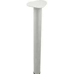 Pied de table réglable ø60 x H. 700 mm blanc-Diall Discount