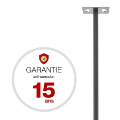 Pied elliptique Gris anthracite mat RAL 7016M-Renz New