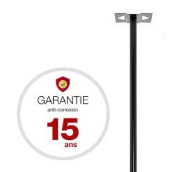 Pied elliptique Noir mat RAL 9005MT30^Renz