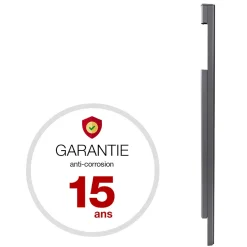 Pied latéral à sceller Gris anthracite mat sablé REN 0206MS^Renz Clearance