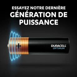 Pile alcaline AA (LR6) Optimum, lot de 4-Duracell Hot
