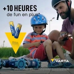 Pile alcaline AA (LR6) Long-life Power, lot de 2-Varta Clearance