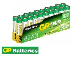 Pile alcaline AAA / LR3 - 1.5V (pack de 20)-GP Discount