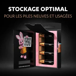 Pile alcaline AAA (LR03) Optimum, lot de 12-Duracell Hot