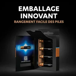 Pile alcaline AAA (LR03) Optimum, lot de 4-Duracell Hot