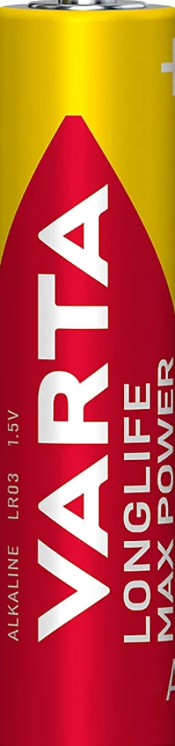 Pile alcaline AAA (LR03) Max Tech, lot de 6 + 2 gratuites^Varta Best