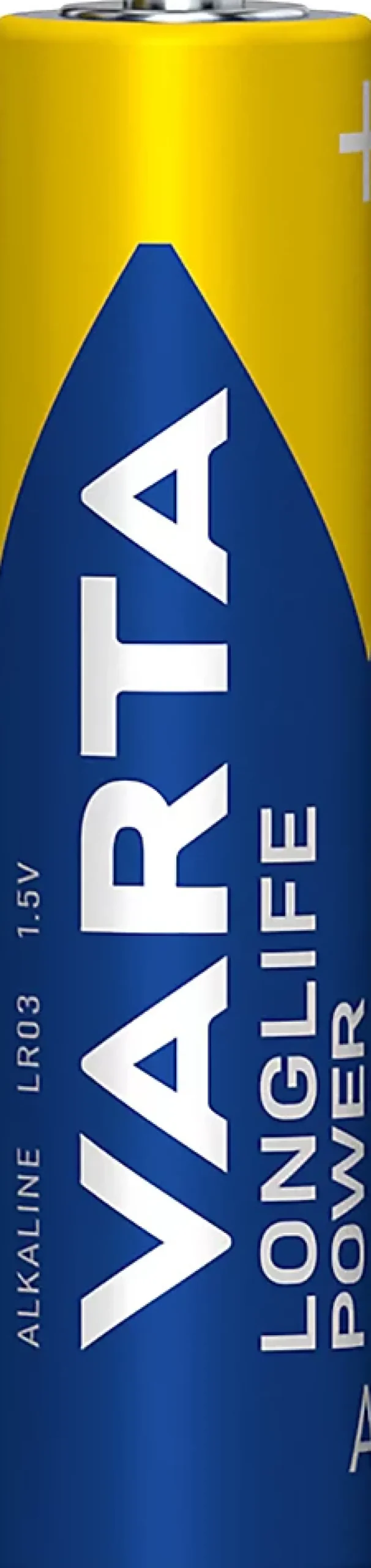Pile alcaline AAA (LR03) Long-life Power, lot de 12^Varta