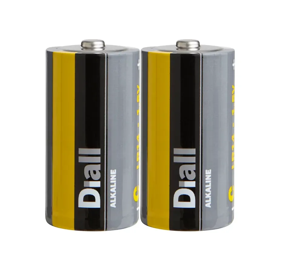 Pile alcaline C (LR14) , lot de 2-Diall
