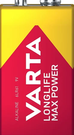 Pile alcaline 9V (PP3) Long-life Max Power^Varta Outlet