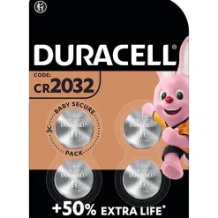 Pile au lithium CR2032 , lot de 4-Duracell Online