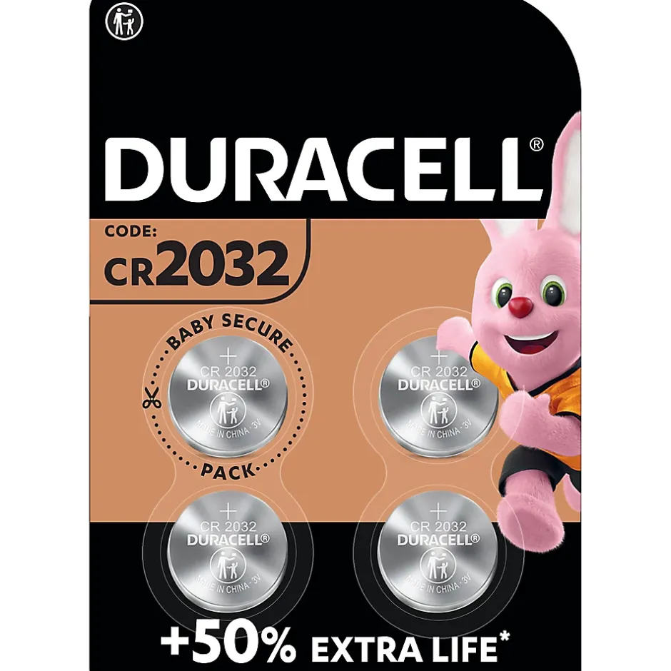 Pile au lithium CR2032 , lot de 4-Duracell Online