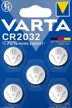 Pile au lithium CR2032 , lot de 5^Varta Online