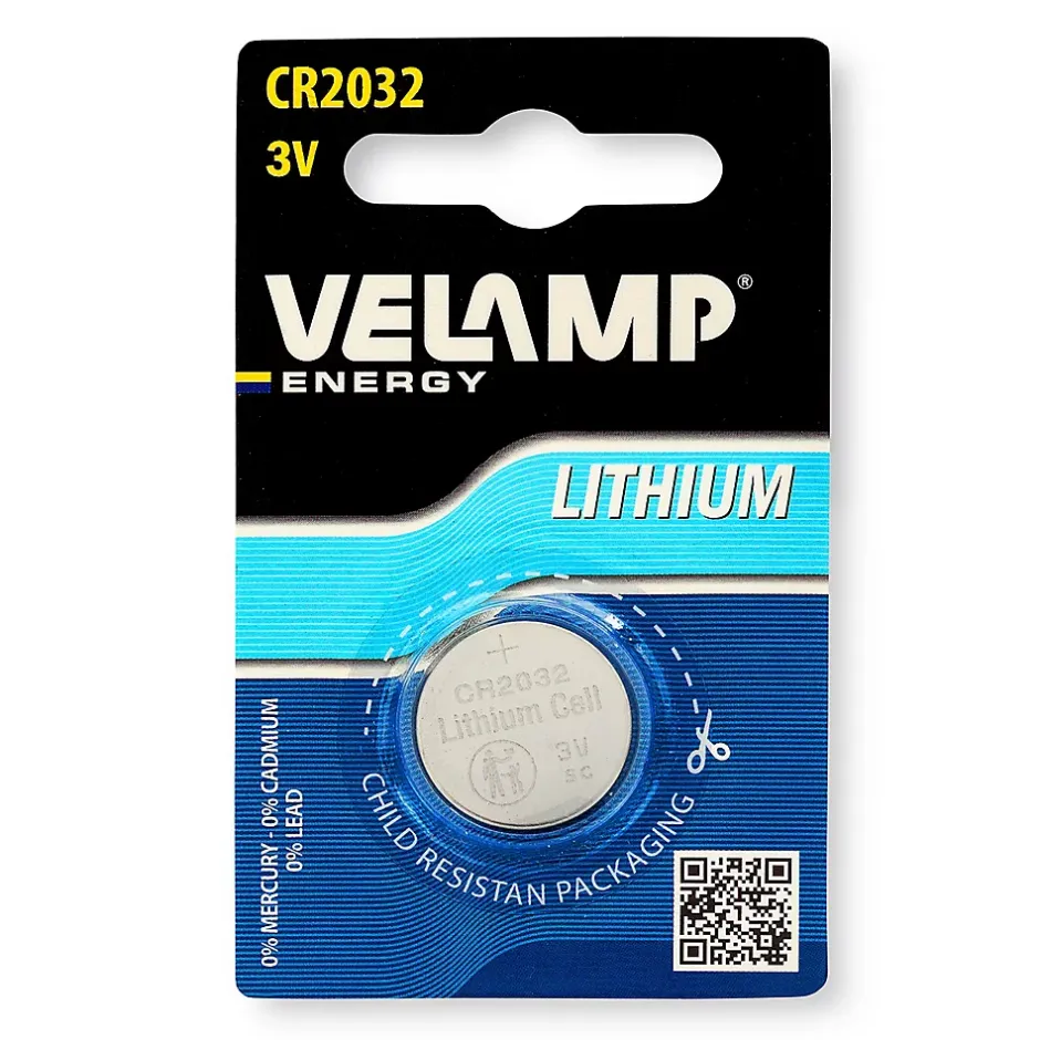 Pile bouton au lithium CR2032, 3V 210mAh^Velamp New