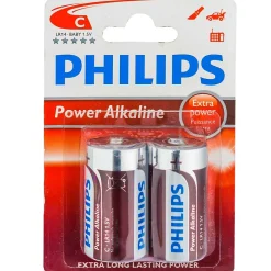 Pile lr14 c alcaline 2pcs-Philips Hot