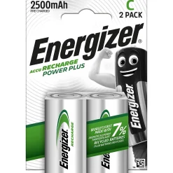 Pile rechargeable Power Plus HR14 2500 mAh, pack de 2^Energizer Discount