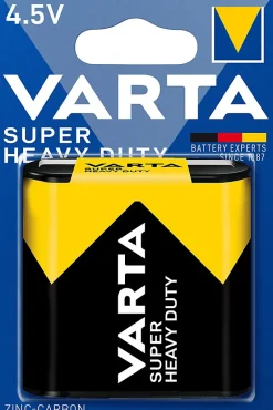 Pile saline 3R12P 4.5V - 2Ah non rechargeable Superlife, lot de 1-Varta Discount