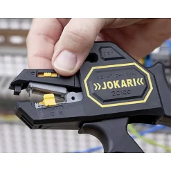 Pince à dénuder Jokari Secura T20100 0.2 à 6 mm² AWG 10 à 24 6 à 18 mm^4M Clearance