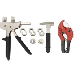 Pince à glissement + pince à emboîture et coupe-tube pour PER^