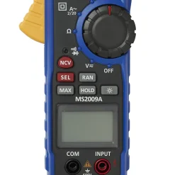 Pince ampèremétrique MS2009A CAT III 600 A - 600 V l.35 x P.78 x H.218 mm^Diall