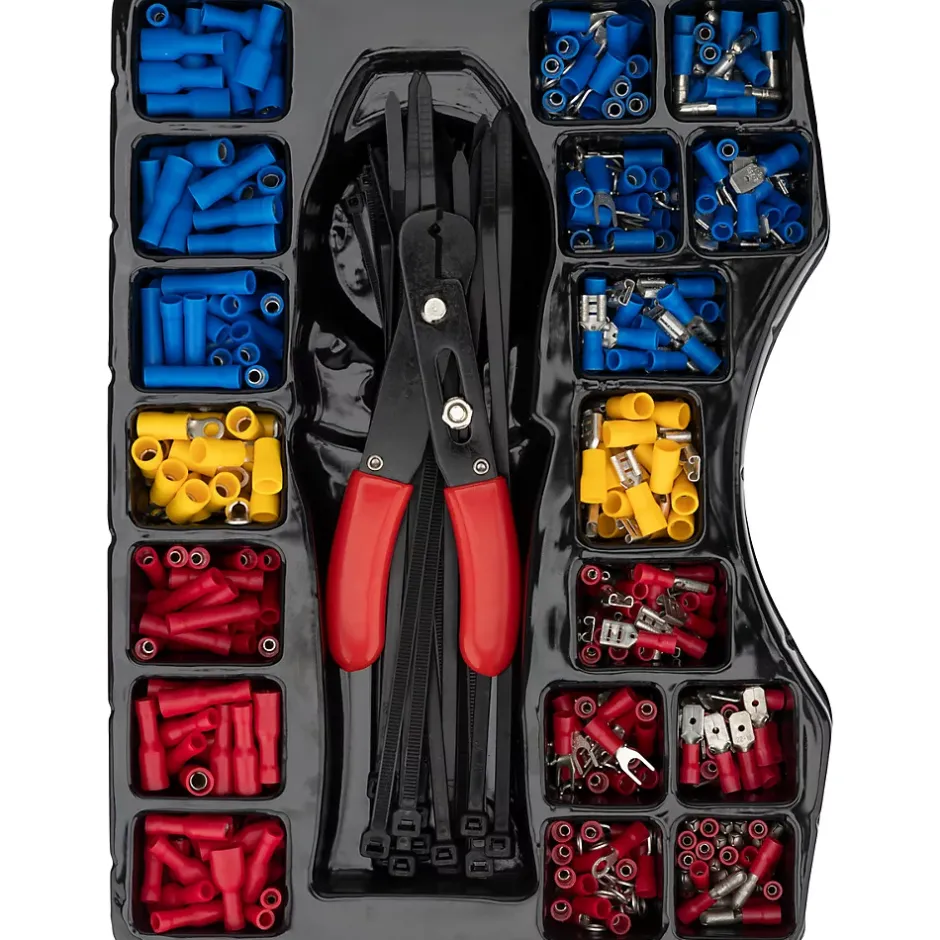 Pinces à sertir + 500 cosses^Zenitech Best