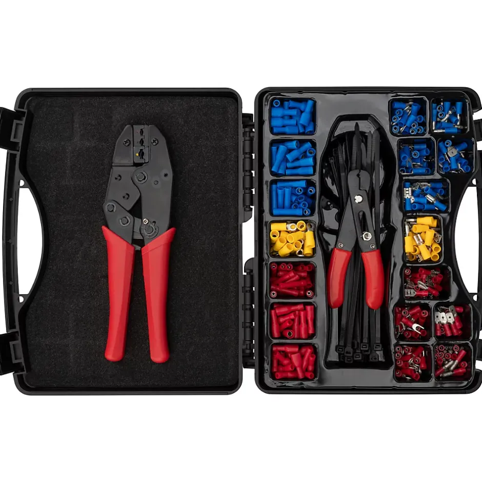 Pinces à sertir + 500 cosses^Zenitech Best