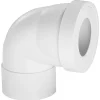 Pipe d'évacuation WC courte coudée femelle 90°-Wirquin Online