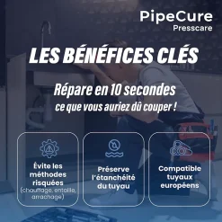 Presscare, Kit de 2 Diametres Alesoirs PVC pour Piscinistes en Aluminium Anodise, Lame en carbure disponible-Pipecure Online