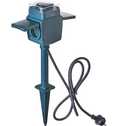 Piquet de jardin 2 prises programmables-LAP Online