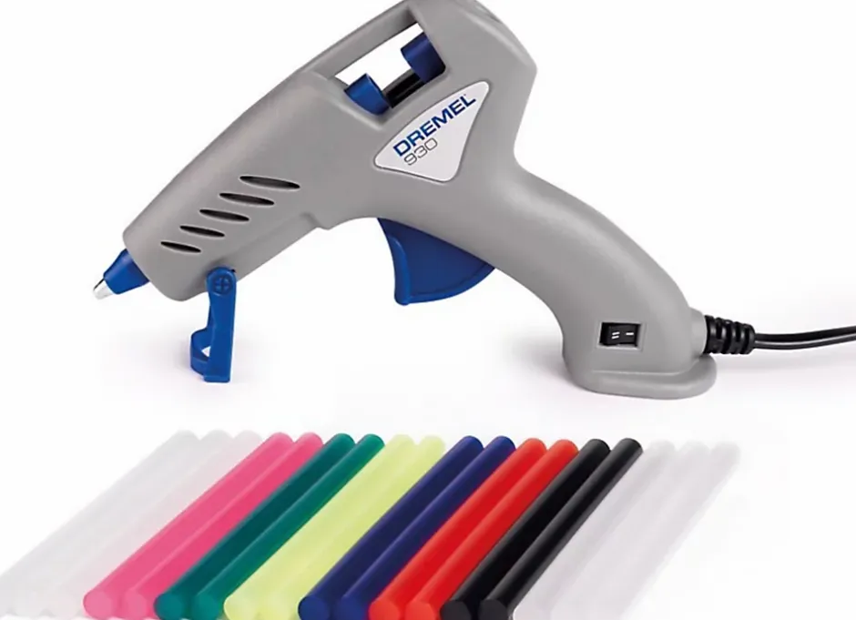 Pistolet à colle chaude 930 + 18 bâtons-Dremel