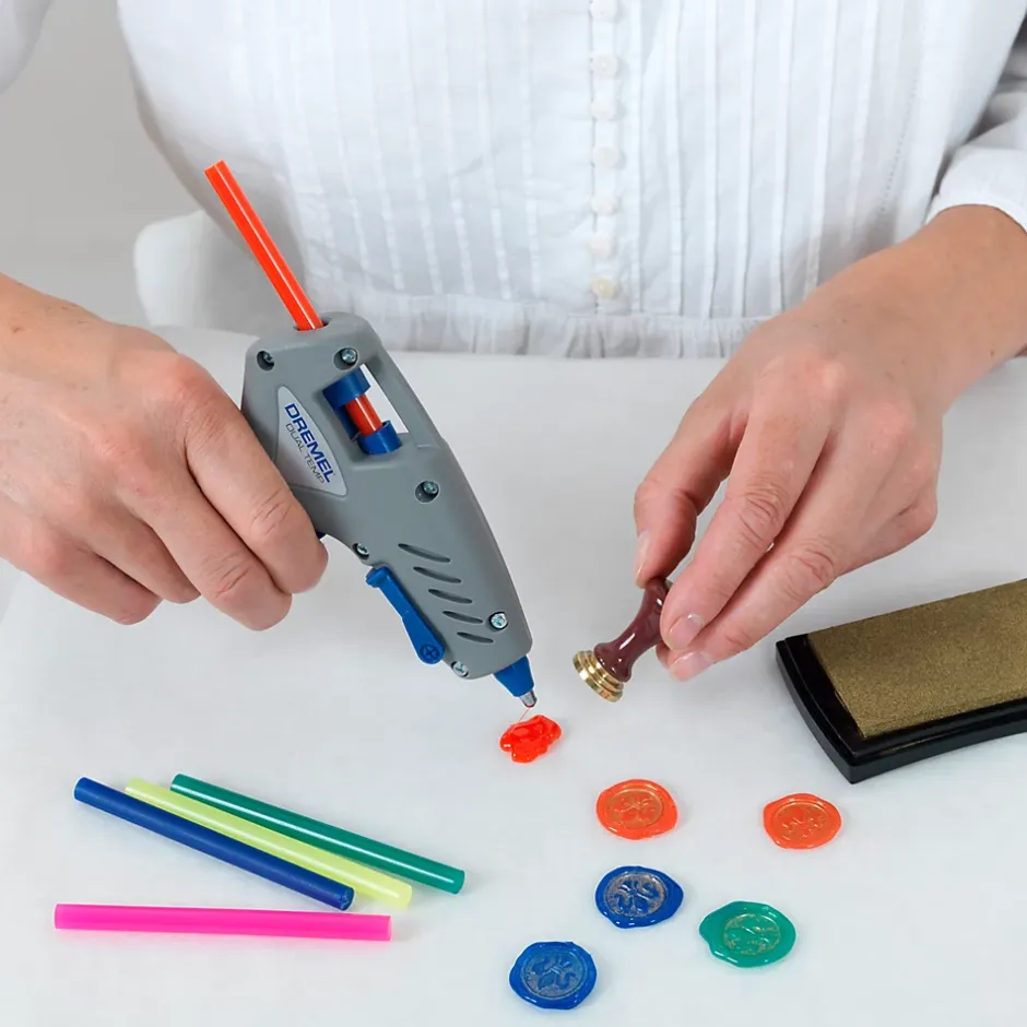 Pistolet à colle chaude 930 + 18 bâtons-Dremel