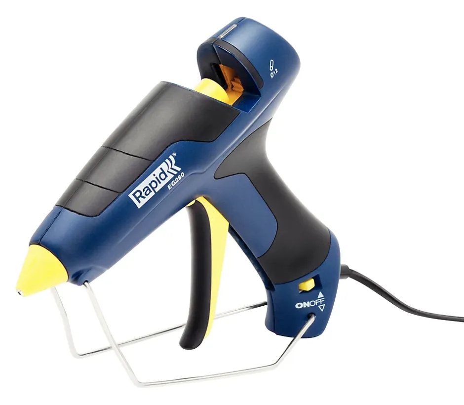 Pistolet à colle 12mm EG280 Haute performance avec buse interchangeable^Rapid Online