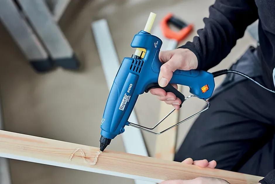 Pistolet à colle Ø12mm EG320 spécial usage intensif en coffret-Rapid Best