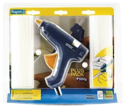 Pistolet à colle 12mm EG111 + 500g de colle transparente universelle-Rapid Best