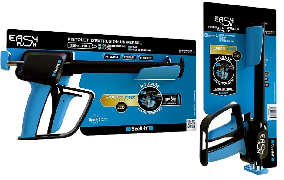 Pistolet manuel professionnel pour cartouche Easypush 280/310 ml^Scell-It Outlet