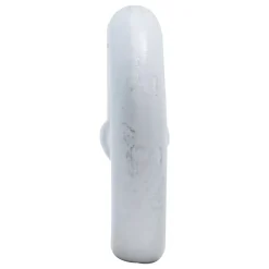 Piton à visser plastifié blanc filet bois^Viswood Discount