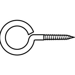 Piton à visser zingué filet bois^Viswood Hot