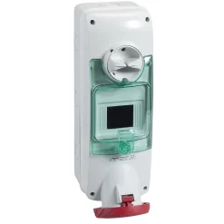 Pkb63q535 Schneider Pratika - Socle De Prise 63a à Vis - Saillie - 3p+n+t - 380-415v Ip67 - Rail Din^Schneider Electric Clearance