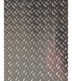 Plaque Aluminium Grain de riz, ép. 1/2mm, Hauteur 25cm x Largeur 140cm-Alucouleur