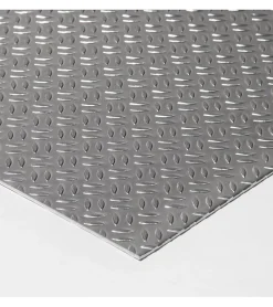 Plaque Aluminium Grain de riz, ép. 1/2mm, Hauteur 35cm x Largeur 70cm-Alucouleur Hot