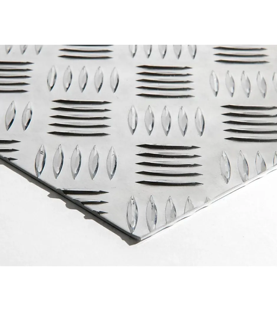 Plaque Aluminium Strié, ép. 2/3mm, Hauteur 15cm x Largeur 100cm-Alucouleur Online