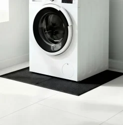 Plaque anti-vibration en caoutchouc noir-Diall Best