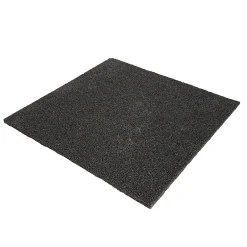 Plaque anti-vibration en caoutchouc noir-Diall Best