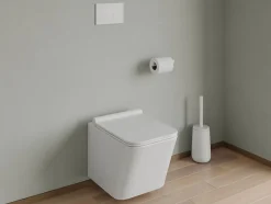 Plaque de commande pour WC avec double touche - Blanche - OPULUS^Vente-unique Sale