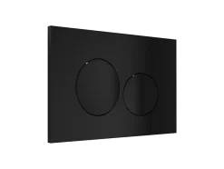 Plaque de commande pour WC avec double touche - Noir - OPULUS-Vente-unique Hot